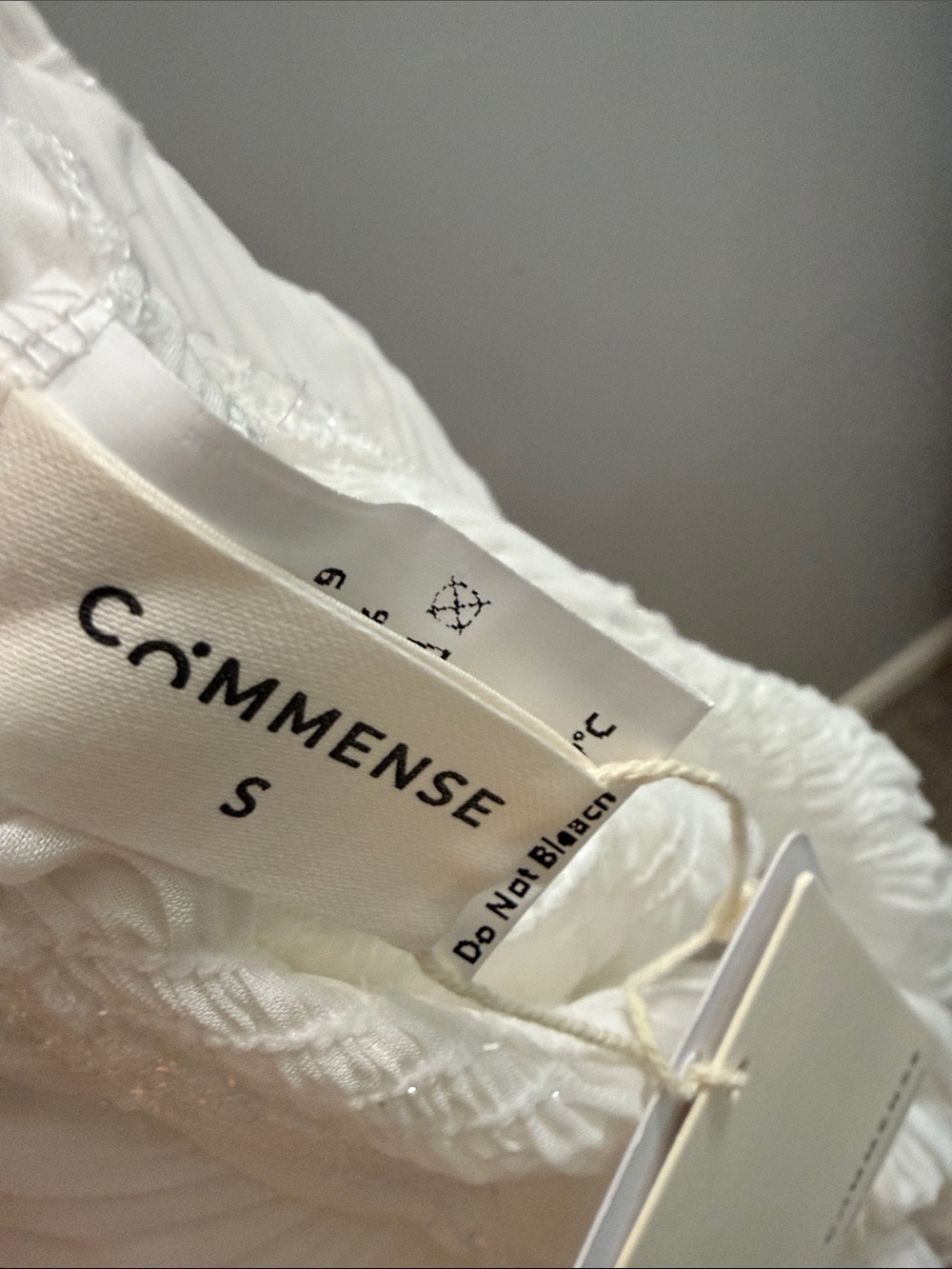 Commense White Smocked Ruffle-Tier Maxi Dress with Spaghetti Straps - Picture 2 of 8